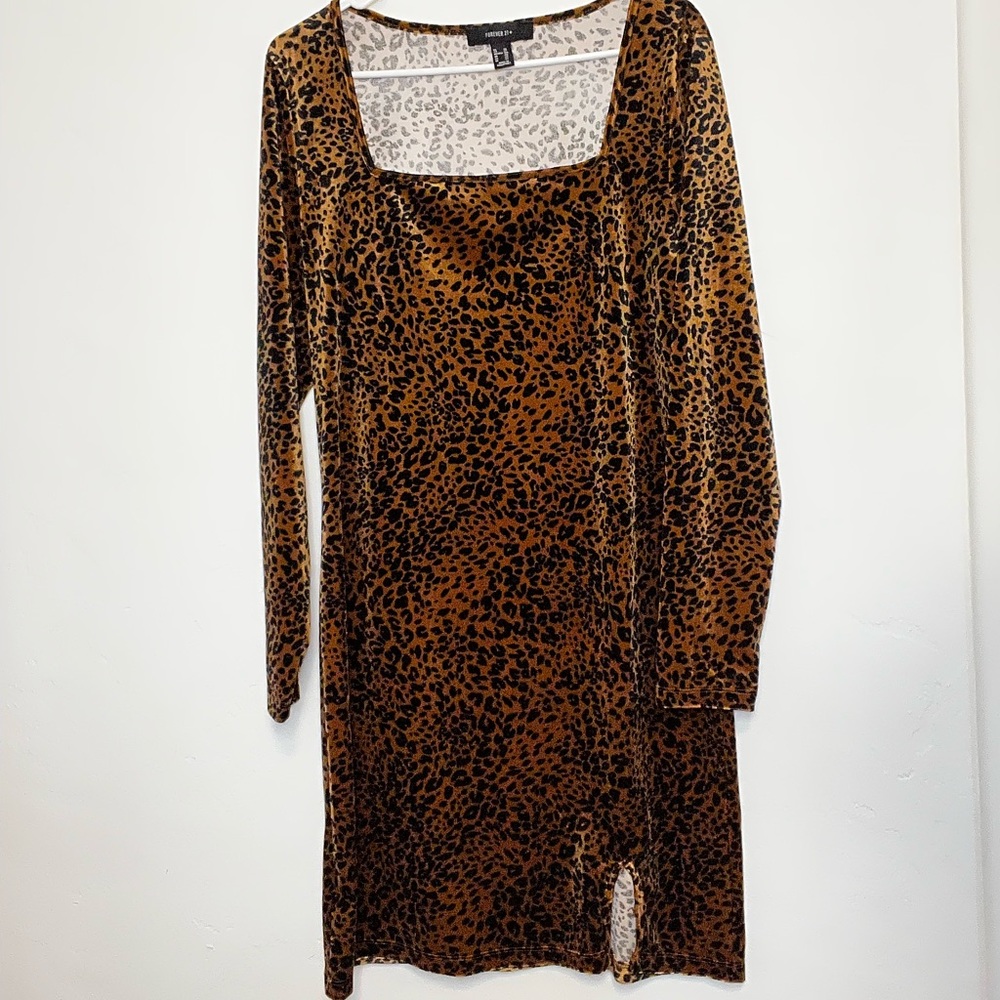 Forever 21+ Cheetah Print Mini Dress